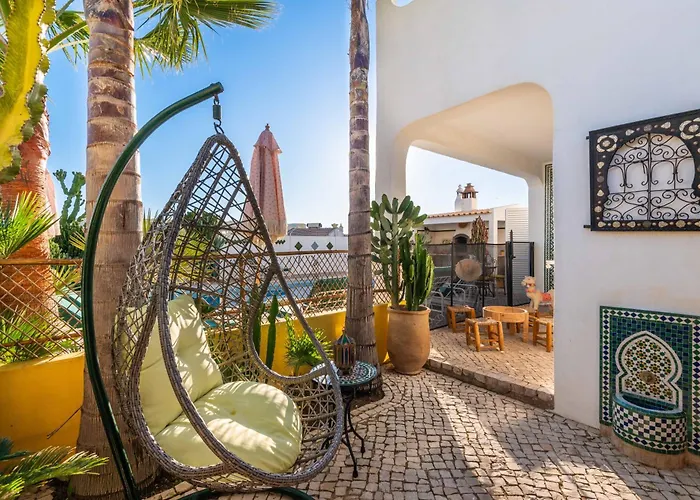 Gale Sun - Luxury, 5bed With Free Wifi, Ac, Private Pool, 5 Min From The Villa Guia (Faro)